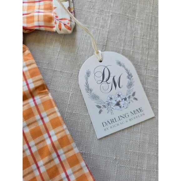 Darling Mae Autumn Sunset Short Sleeve Button Up Shirt - Picture 2 of 6